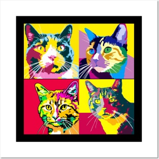 Manx Pop Art - Cat Lover Gift Posters and Art